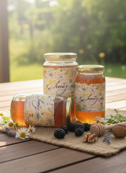 Beey Pure Raw Honey – 100% Natural | Unprocessed | Farm Fresh