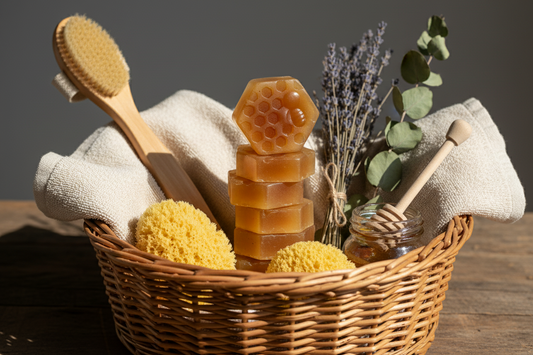 Beey Pure Honey Soap – Handmade Natural Bath Bar | Raw Honey Infused | Moisturizing | Gentle & Chemical-Free